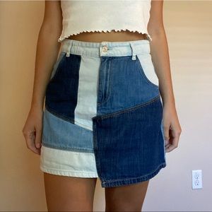 Zara denim skirt